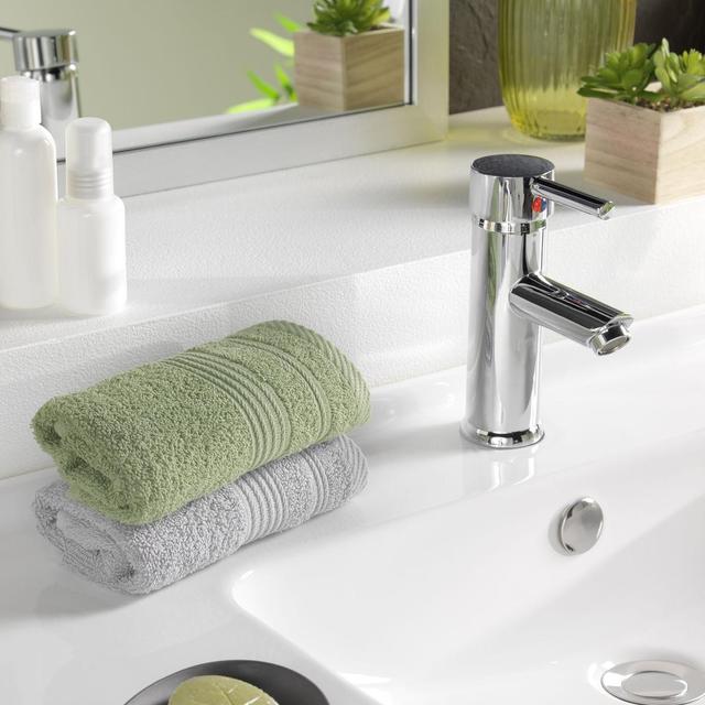 3574388014999 - Douceur D Interieur - Serviette invité éponge fougère