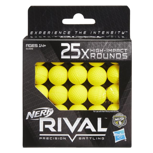 5010993526499 - Nerf - 25 balles en mousse Nerf Rival