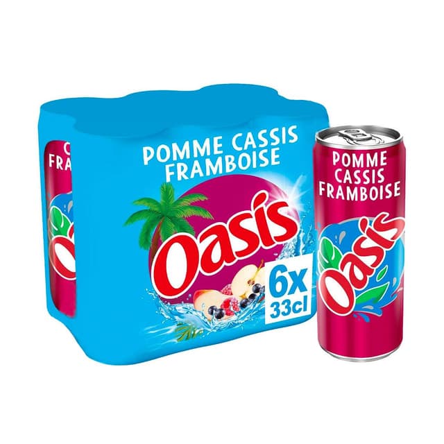 3124480186799 - Oasis - Boisson aux fruits pomme cassis framboise