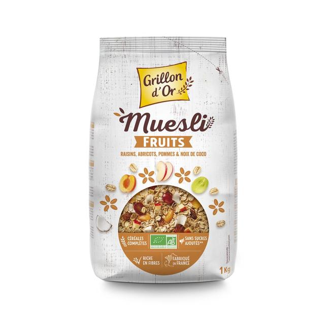 3421557108099 - Grillon Or - Muesli aux Fruits BIO