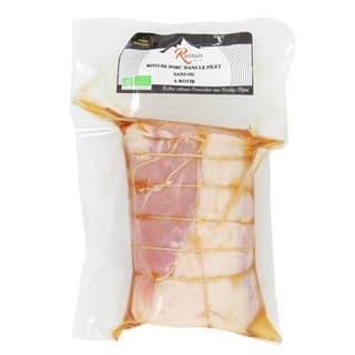 Rostain Rôti de Porc Bio dans le Filet, envrion 800g