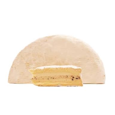 Le Chariot à fromages, Artisan Fromager Brie à la truffe d'été - Lait de vache pasteurisé, Environ 200g