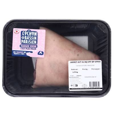 Le COCHON du BASSIN PARISIEN Jarret de Porc, environ 1,2 kg