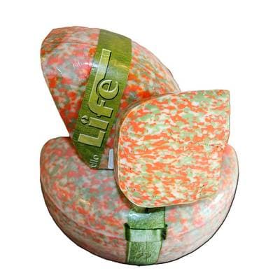 Le Chariot à fromages, Artisan Fromager Gouda Pesto Piment au 2 laits, environ 200g