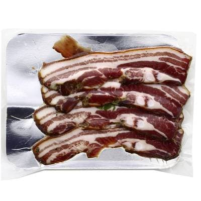 Le Chariot à fromages, Artisan Fromager Poitrine de Porc Fumée Artisanale, environ 200g