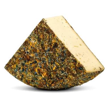 Le Chariot à fromages, Artisan Fromager Tomme de Brebis aux Fleurs, environ 200g