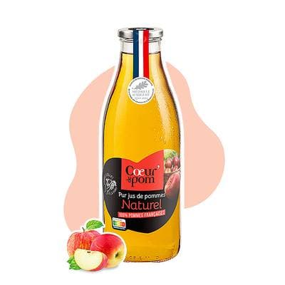 Coeur de pom' Pur jus pomme, 1L