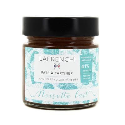 La Frenchi Pâte à tartiner Noisettes Chocolat au Lait, 250g