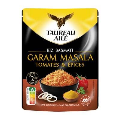 Taureau Ailé Riz Micro-ondes Express Garam Massala, 220g