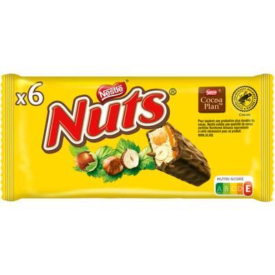 Nuts - Barres de Chocolat et Noisettes 
