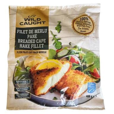 Zaoui Filet de merlu pané MSC, 400g