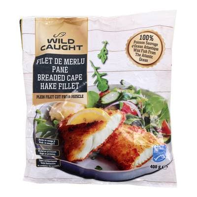 Wild Caught Filet de merlu pané MSC, 400g
