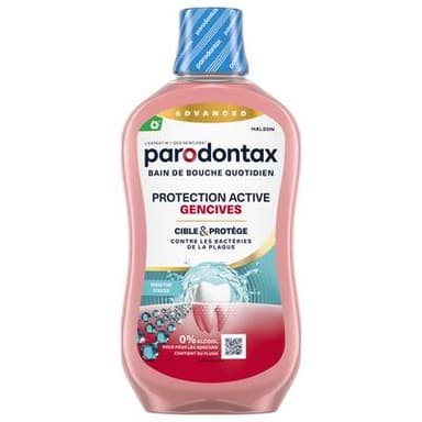 Parodontax Bain de bouche quotidien menthe fraîche, 500ml