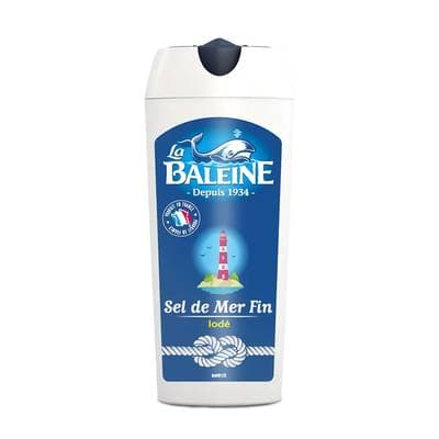La Baleine Sel de mer fin iodé, 125g