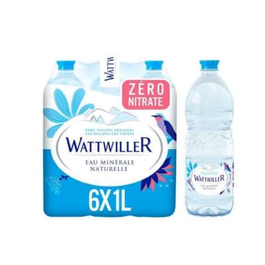 Wattwiller Eau minérale naturelle, 6x1L