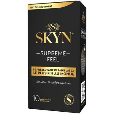 Skyn Préservatifs Supreme Feel Sans Latex, 10 préservatifs