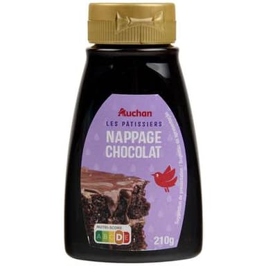 Auchan Nappage chocolat en flacon, 210g