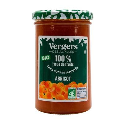 Confiturelle Confiture 100% Fruit Abricot Bio Sans Sucres Ajoutés, 290g