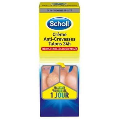 Scholl Crème Anti-Crevasses Talons 24h, 60ml