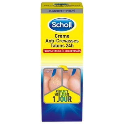 Scholl Crème Anti-Crevasses Talons 24h, 60ml