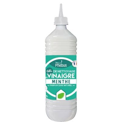 Phébus Vinaigre de nettoyage en gel parfum menthe 14°, 1L