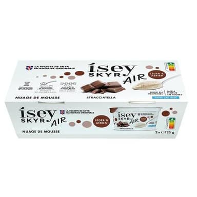 Isey Skyr stracciatella sans lactose, 2x125g