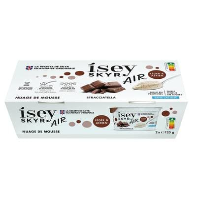 Isey Skyr stracciatella sans lactose, 2x125g