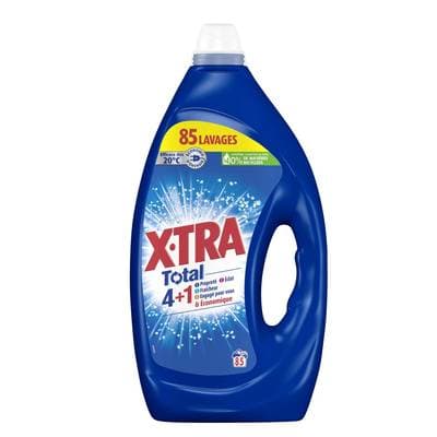 X Tra Lessive Liquide Total Deo Fraicheur plus Givré 57 lavages, 2,5L
