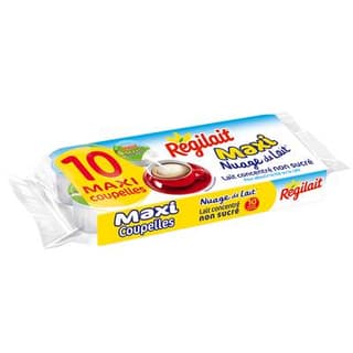 Régilait Nuage de Lait maxi coupelles, 10x14g