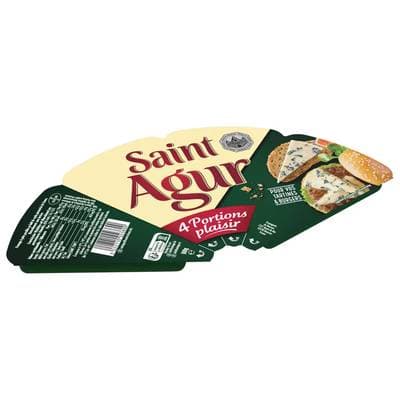 Saint Agur Fromage à pâte persillée, 4 portions - 100g