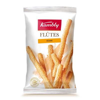 Kambly Flûtes Sésame, 125g