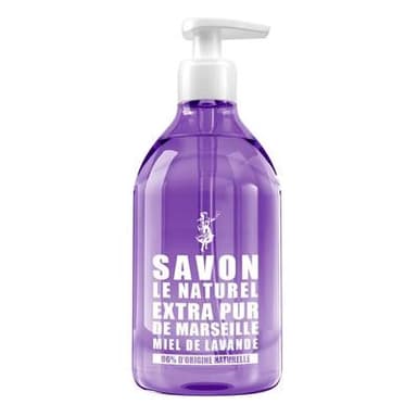 Savon Le Naturel Gel lavant mains au savon de marseille miel de lavande, 500ml