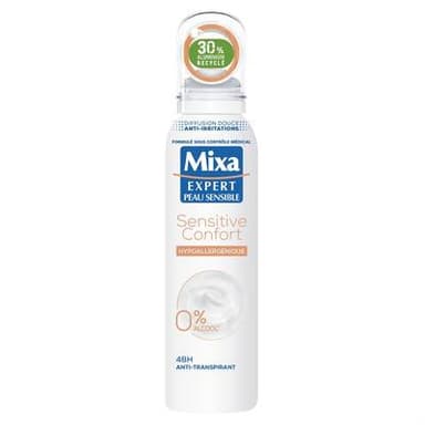 Mixa Déodorant Sensitive Confort Hypoallergénique 48H, 200ml
