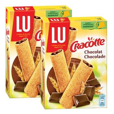 Lu Cracotte chocolat, Lot de 2x200g