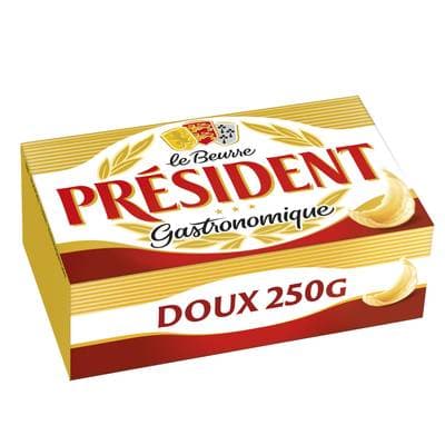 Président Beurre Doux gastronomique, 250g