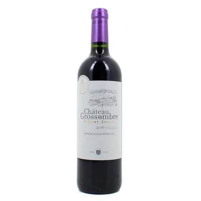 Bordeaux supérieur rouge AOC Château Grossombre, 75cl