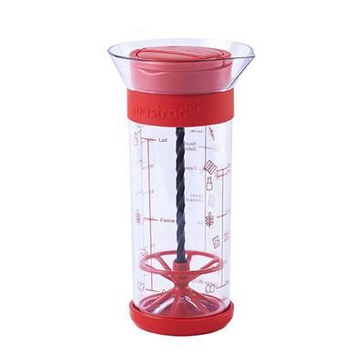 3485990386100 - Mastrad - Shaker à crêpe TWIST'N MIX - Rouge
