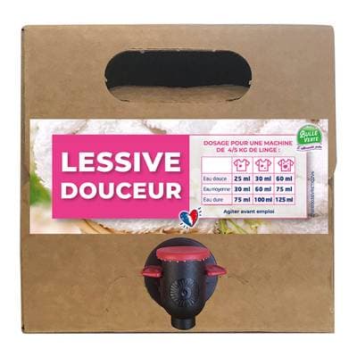 Bulle Verte Lessive liquide douceur Ecologique Ecocert, Bidon de 3L