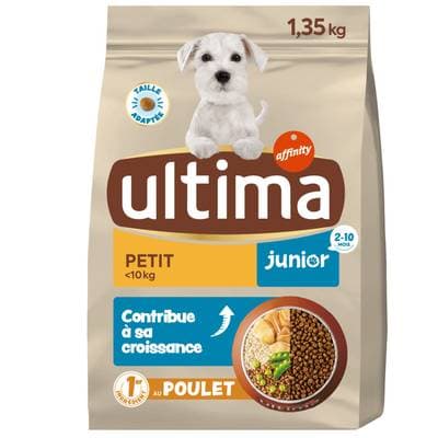 Affinity - Ultima Croquettes Poulet Bonne Croissance pour Petit Chiot, 1,35kg