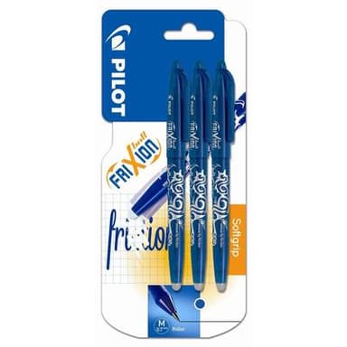 Pilot Roller effaçable ball bleu, 3 Rollers