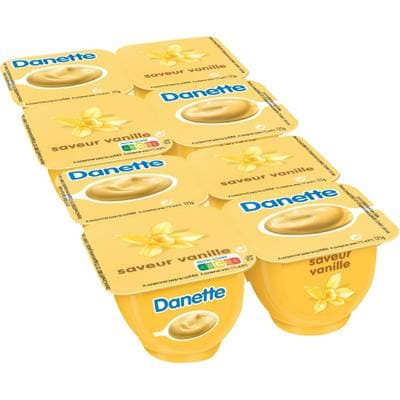 Danette Crème Dessert Vanille, Lot de 2 - 4x125g