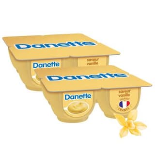 Danette Crème Dessert Vanille, Lot de 2 - 4x125g