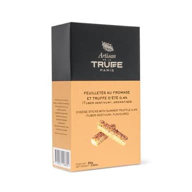 Artisan de la Truffe - Paris Feuilletés au fromage et truffe d'été (0,4%), 80g