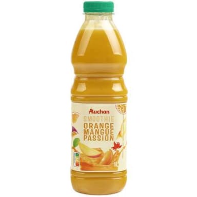 Auchan Smoothie orange mangue passion, 1L