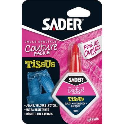 Sader Colle spécial tissu, 40ml