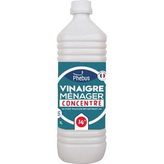 Phébus Vinaigre de nettoyage concentré surpuissant 14°, 1L