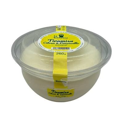La manufacture des desserts Tiramisu Citron & Limoncello Artisanal, 260g