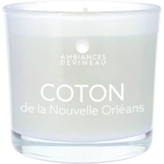 Ambiances Devineau Bougie verre parfum Coton de la Nouvelle Orléans