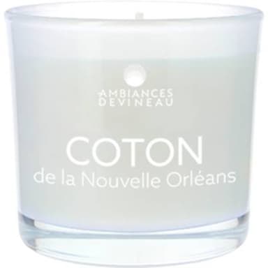 Ambiances Devineau Bougie verre parfum Coton de la Nouvelle Orléans