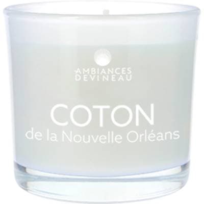 Ambiances Devineau Bougie verre parfum Coton de la Nouvelle Orléans